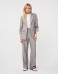 ESQUALO 3/4 SLV HERRINGBONE BLAZER