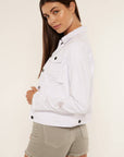 WHITE DENIM JACKET