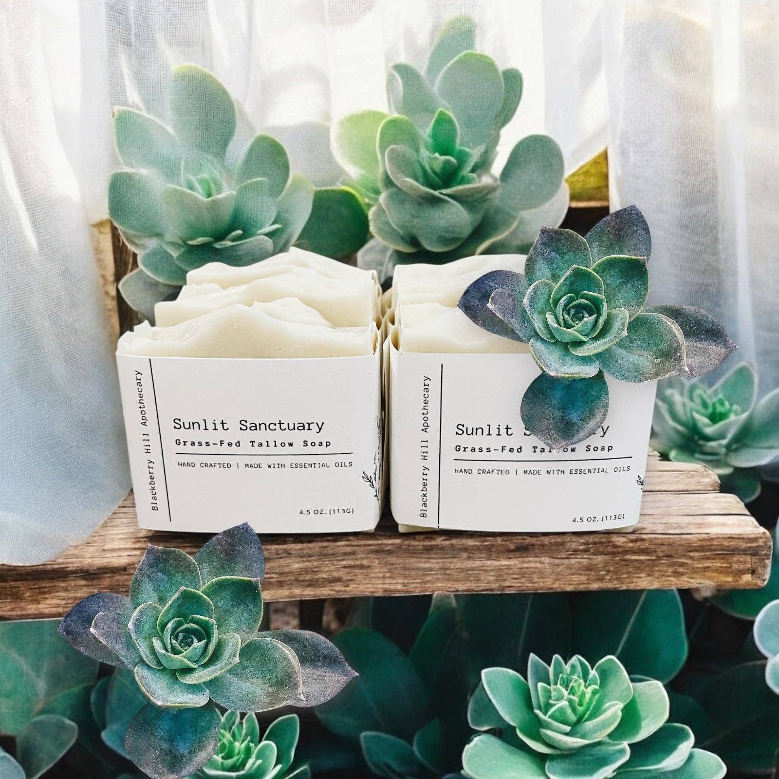 Blackberry Hill's Grass-Fed Tallow Soap: Eucalyptus &amp; Tea Tree