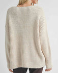 SADIE & SAGE V-NECK SWEATER