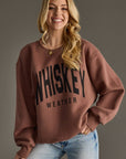 Brown Whiskey Weather Sweatshirt