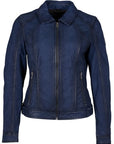 BLUE SUNSET LEATHER JACKET