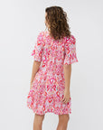 PINK MULTI SUNSEEKER DRESS