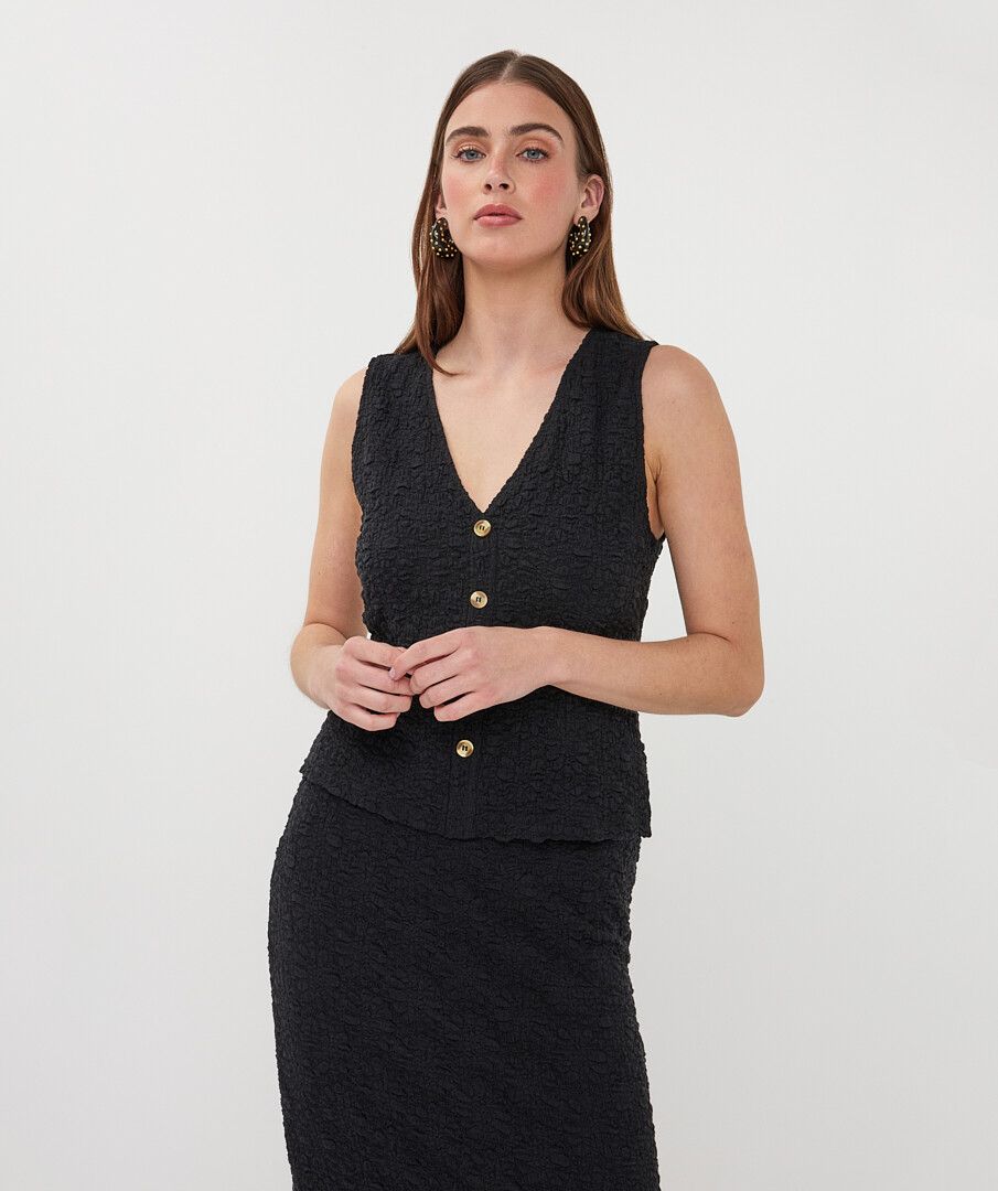 ESQUALO SLVLESS BUBBLE VEST