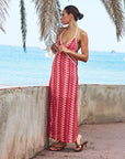 LONG MULTI COLOR CROCHET MAXI