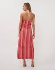 LONG MULTI COLOR CROCHET MAXI