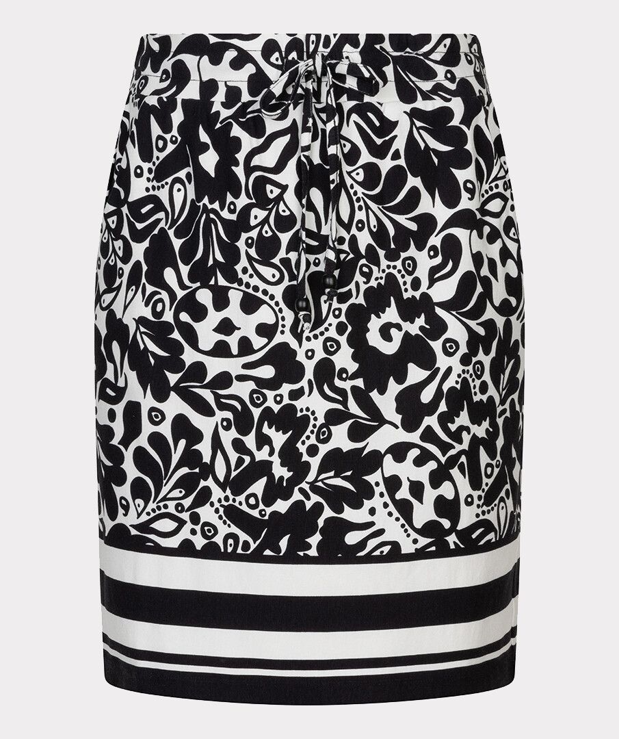 ESQUALO BLACK &amp; WHITE SKIRT