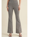 VINTAGE TAUPE PANT WITH A FLARE BOTTOM
