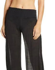 BLACK CROCHET PANT