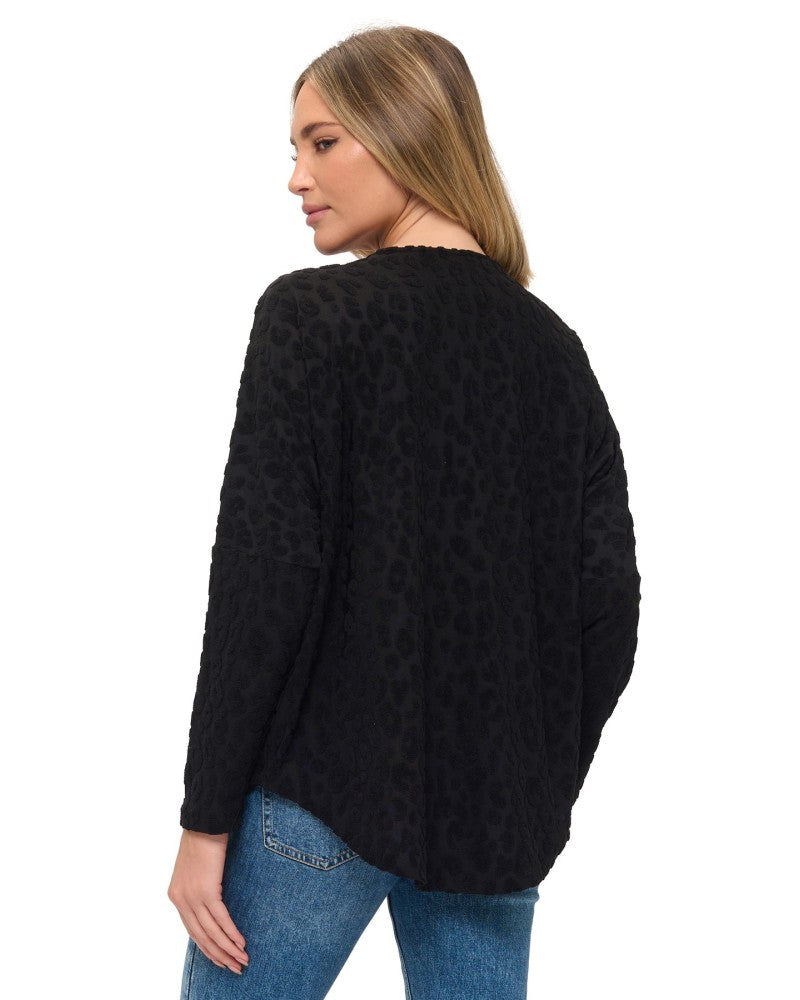 DOLMAN SLV ZIPPER TOP