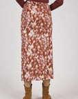S&S TWILIGHT SIDE SHIRRED MAXI SKIRT