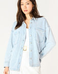 DEX WASHED LIGHT BLUE DENIM JACKET