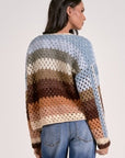 NEUTRAL MULTI STRIPE CARDIGAN