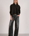 GREY WASH ELASTIC WB JEANS