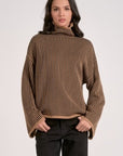TAN/BLK STRIPED SWEATER