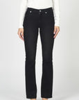 D+J BLACK VELVET DENIM PANT
