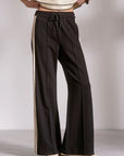BLACK W/NATURAL STRIPE PANT