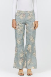 D+J MICAH FLORAL JEANS