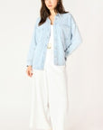 DEX WASHED LIGHT BLUE DENIM JACKET