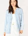 DEX WASHED LIGHT BLUE DENIM JACKET