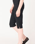 B+T BLACK CAPRI PANTS