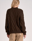 COCOA CABLE KNIT SWEATER