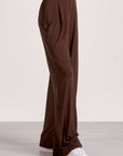 COCOA PLEATED PANTS