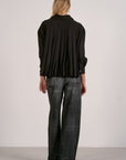 GREY WASH ELASTIC WB JEANS