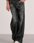 GREY WASH ELASTIC WB JEANS