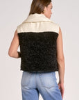 WHITE/BLK REVERSIBLE VEST