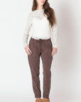 CHESTNUT DENIM JOGGER