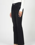 D+J BLACK VELVET DENIM PANT