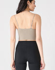 TAUPE SEAMLESS BRA TOP