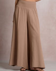 TAUPE PALAZZO PANTS