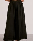 BLACK WIDELEG PANT