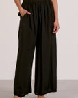 BLACK WIDELEG PANT
