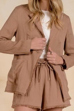 BROWN BLAZER