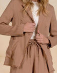 BROWN BLAZER