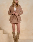 BROWN BLAZER