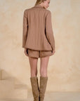 BROWN BLAZER