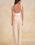 PLEATED KNIT PANTS