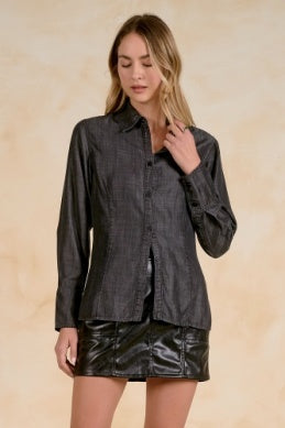 COLLARED BUTTONDOWN SHIRT