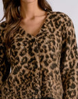 CHEETAH PRINT CARDIGAN