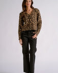 CHEETAH PRINT CARDIGAN