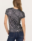 D+J FOIL ANIMAL PRINT TOP
