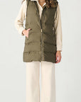 DEX ARMY GRN PUFFER VEST